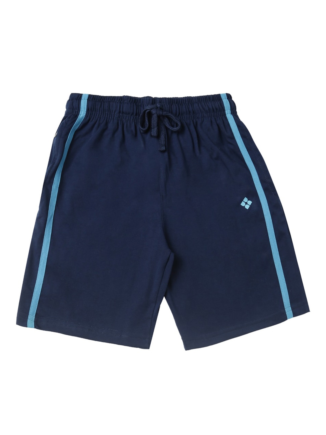 Dollar Boys Blue Solid Regular Fit Regular Shorts