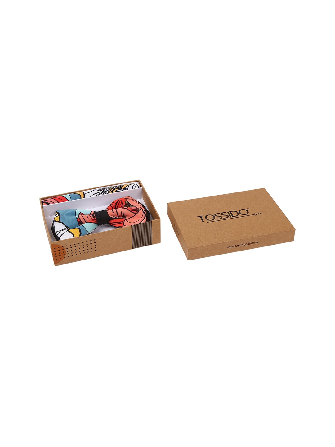 

Tossido Men Blue & Red Printed Accessory Gift Set