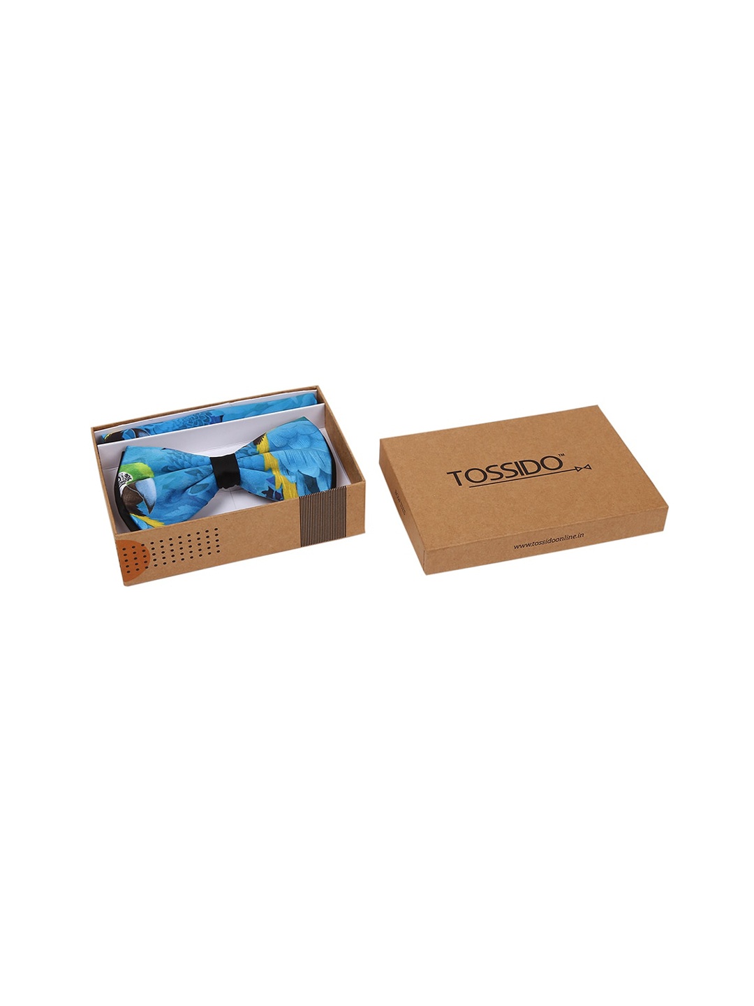 

Tossido Men Blue & Black Printed Accessories Gift Set