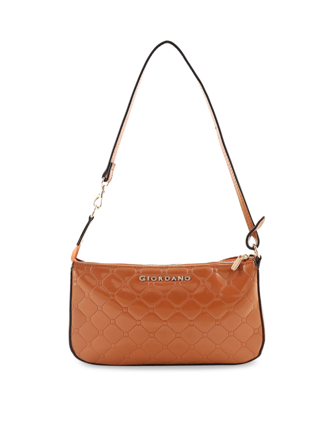 

GIORDANO Brown Textured Shoulder Bag