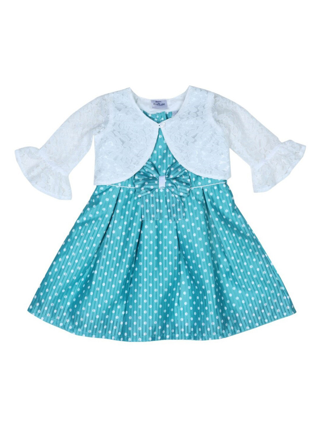 

Doodle Girls Green Printed Fit and Flare Dress