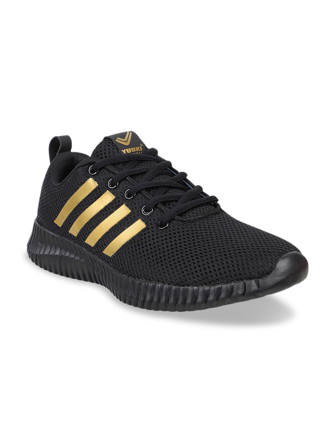

Yuuki Women Black Running Sports Shoes