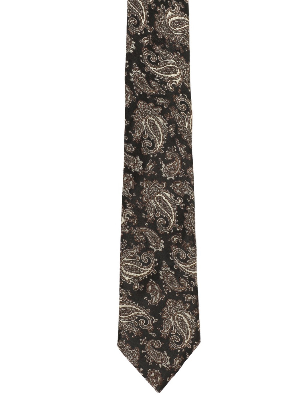 

Alvaro Castagnino Men Black & Green Printed Broad Tie