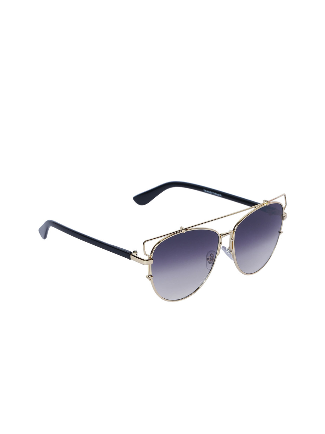 

Swiss Design Unisex UV Protected Aviator Sunglasses SDSG21-7702503, Blue