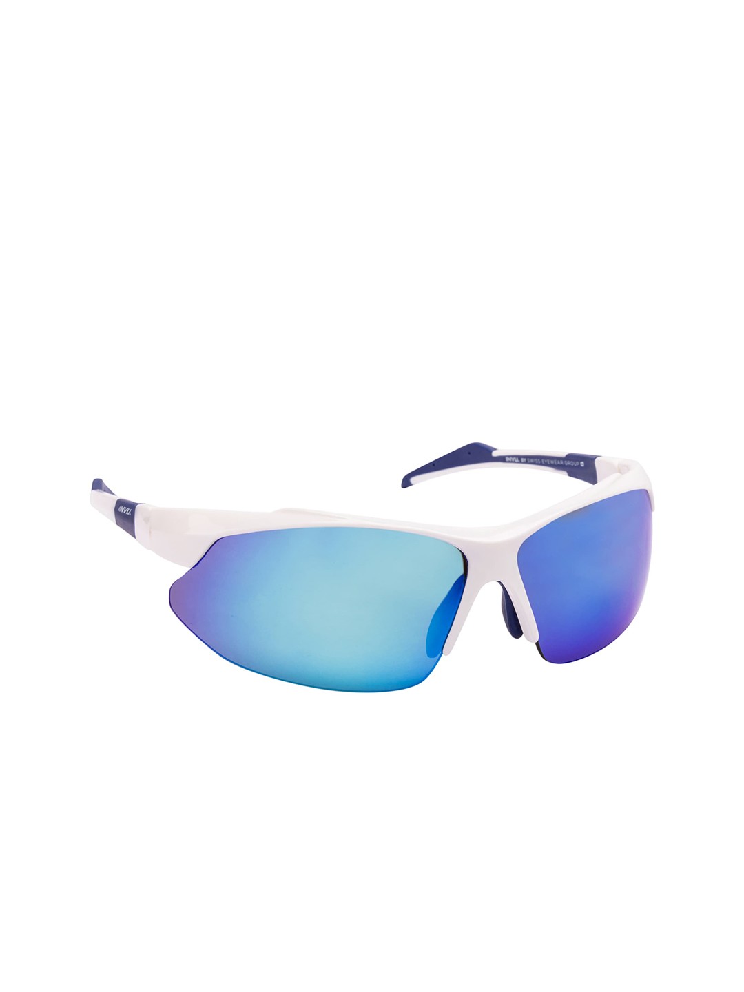 

INVU Men UV Protected Lens Rectangle Sunglasses A2509J, Blue