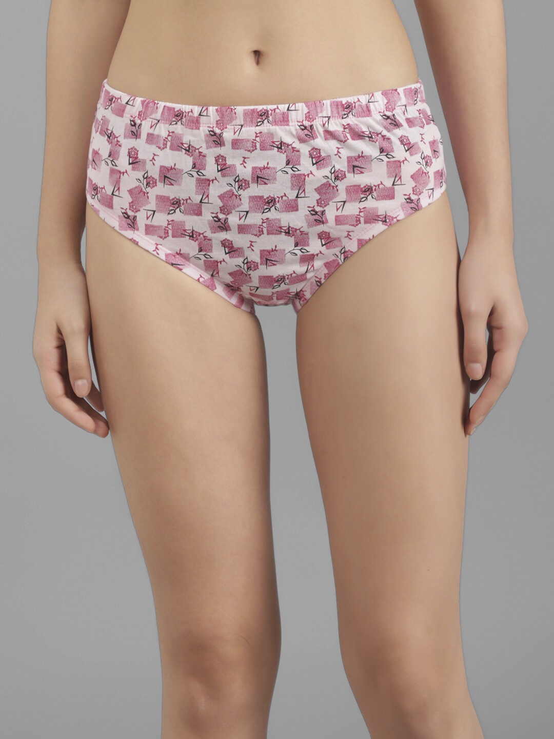 

Kotty Women Pink & White Printed Hipster Briefs KTTWOMENSPANTY380