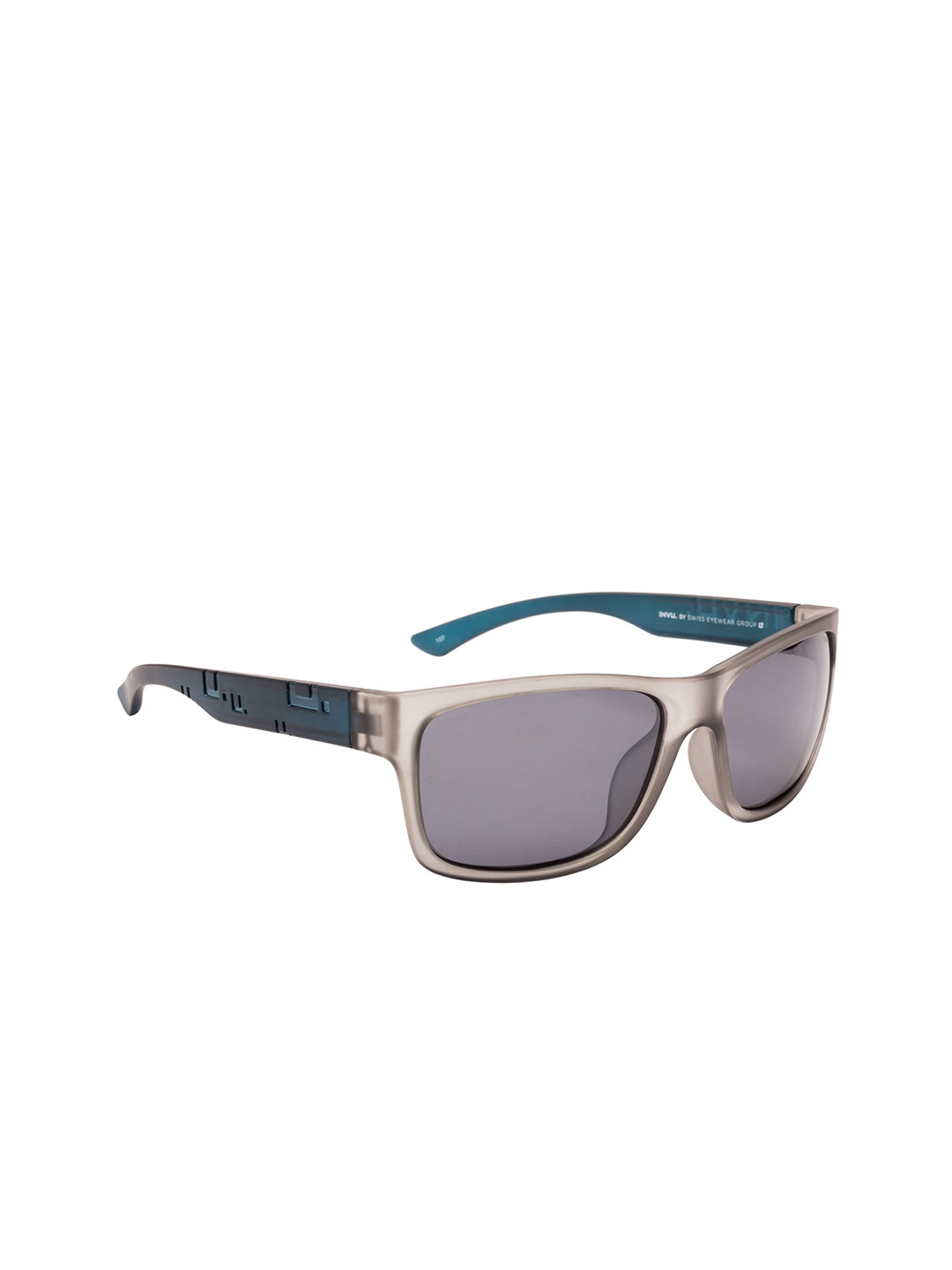 

INVU Men UV Protected Lens Rectangle Sunglasses A2807D, Grey