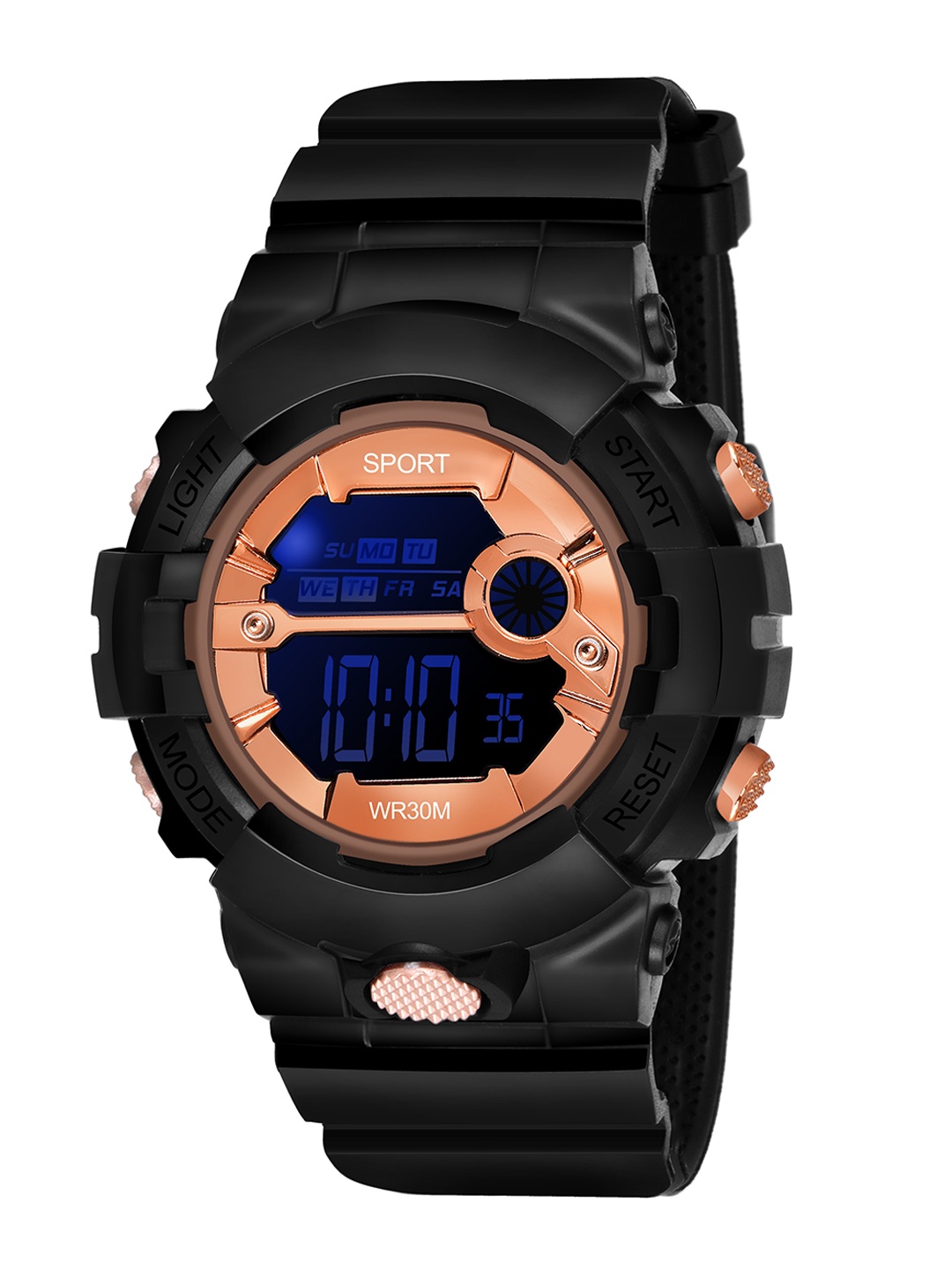 

SWADESI STUFF Unisex Kids Black Digital Watch