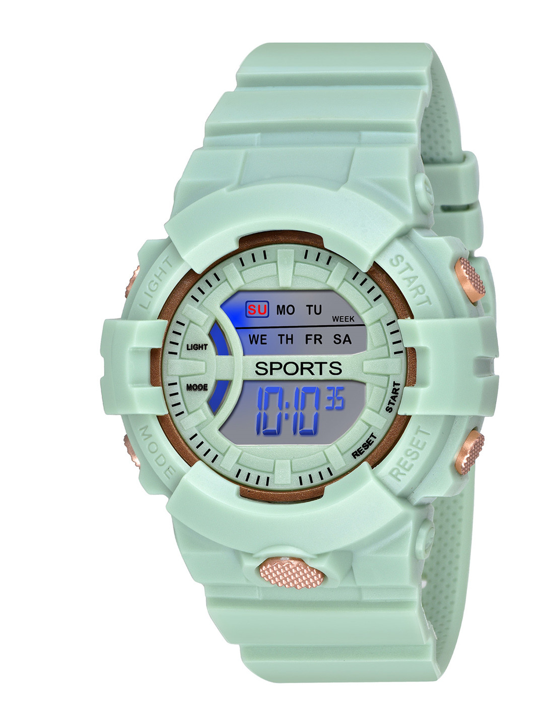 

SWADESI STUFF Unisex Kids Green Digital Watch juice green