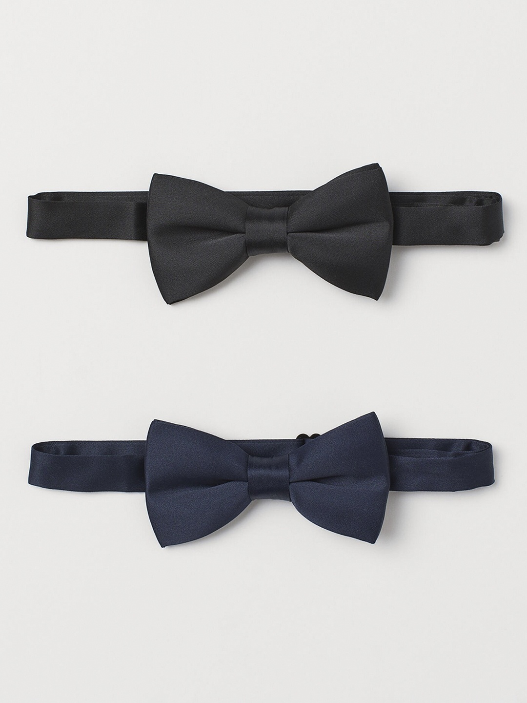 

H&M Men 2-Pack Satin Bow Ties, Blue