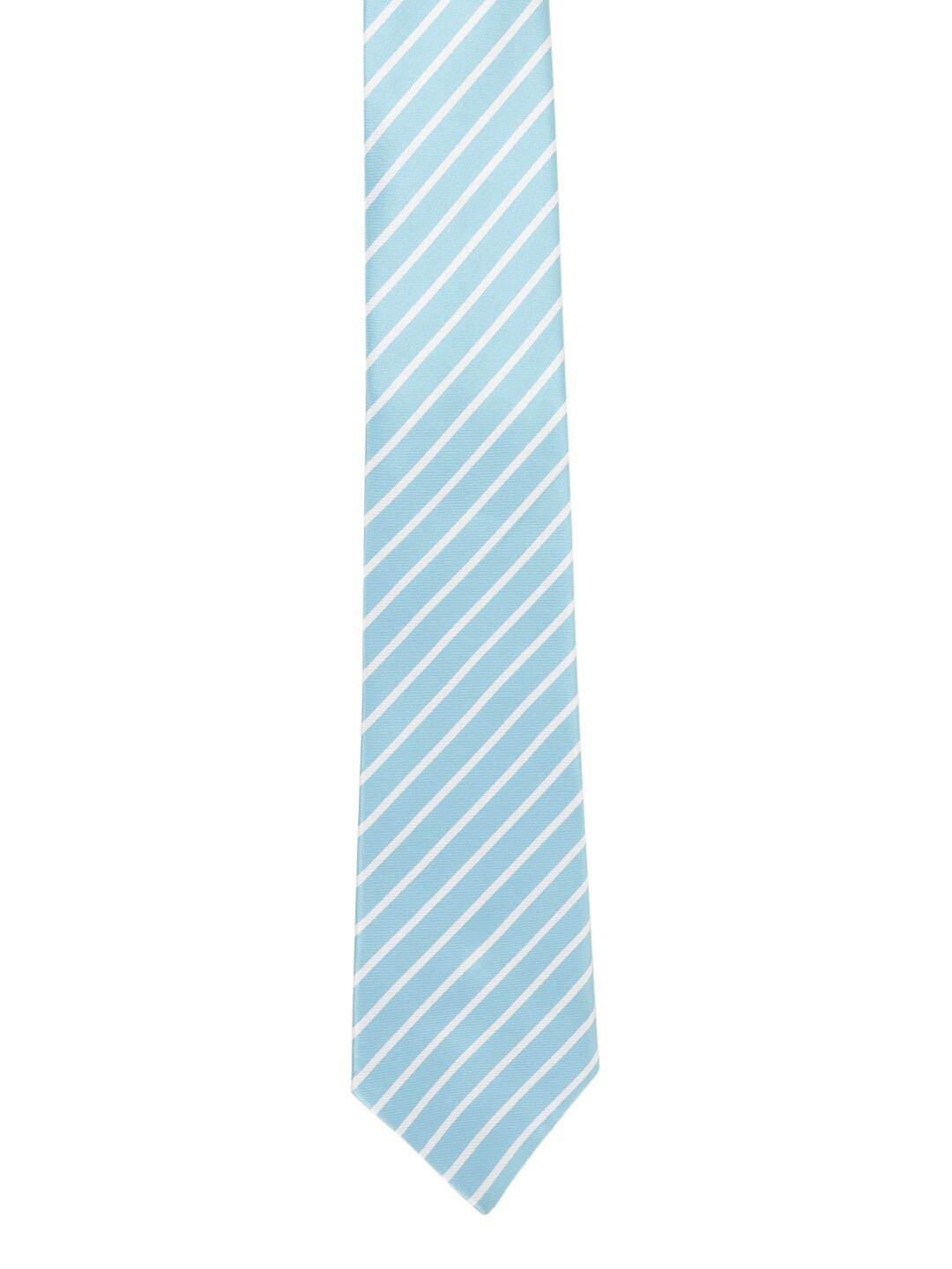 

Alvaro Castagnino Men Blue & White Striped Broad Tie