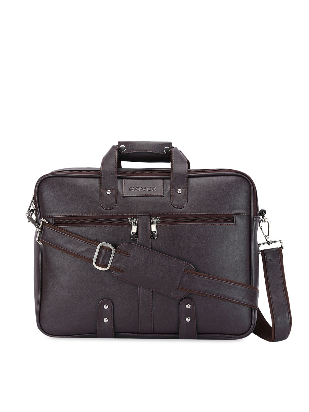 

NOVEX Unisex Brown Solid Messenger Bag