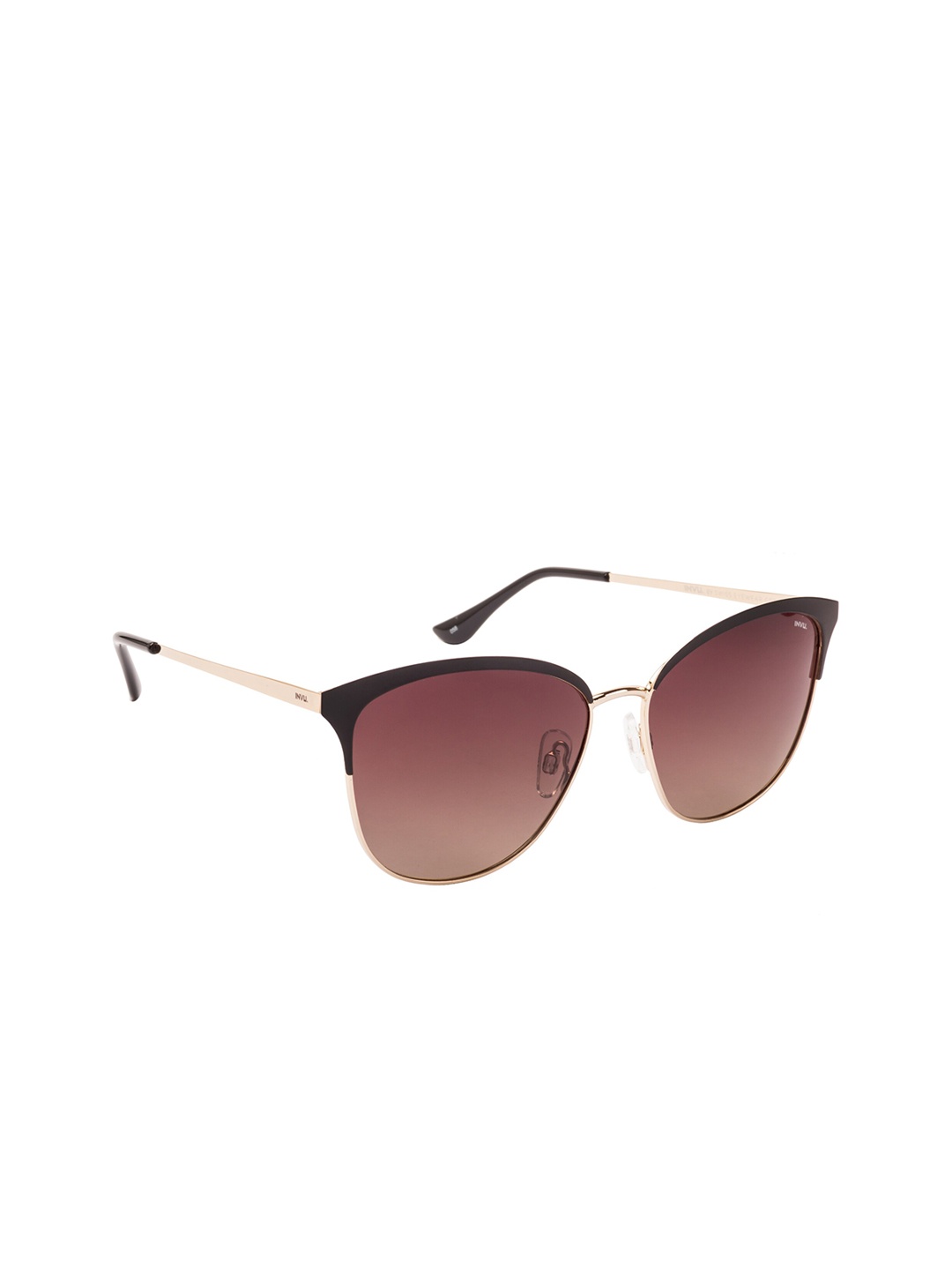 

INVU Women UV Protected Lens Cateye Sunglasses B1916A, Brown