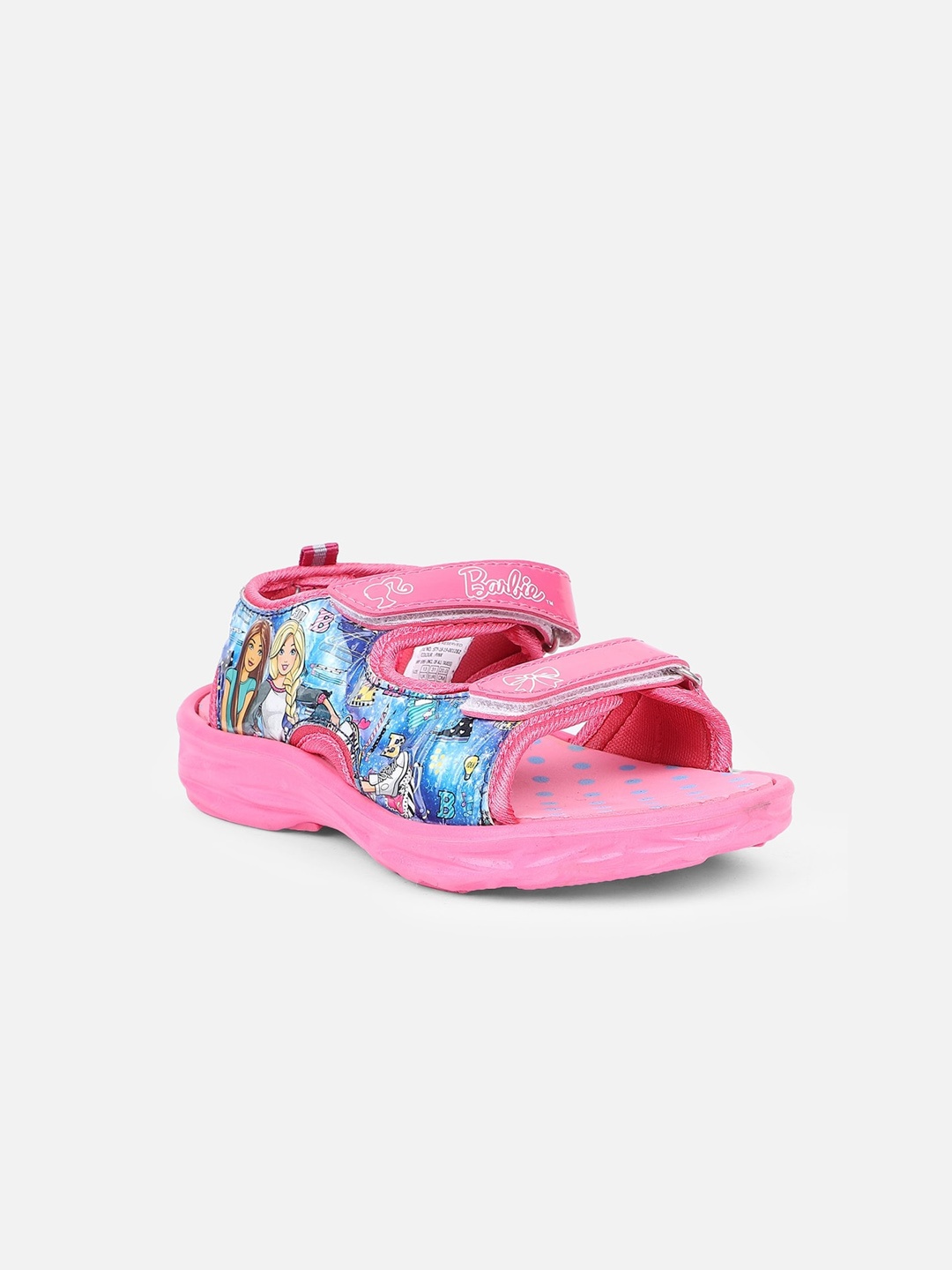 

Kids Ville Barbie Printed Pink Sandal for Girls