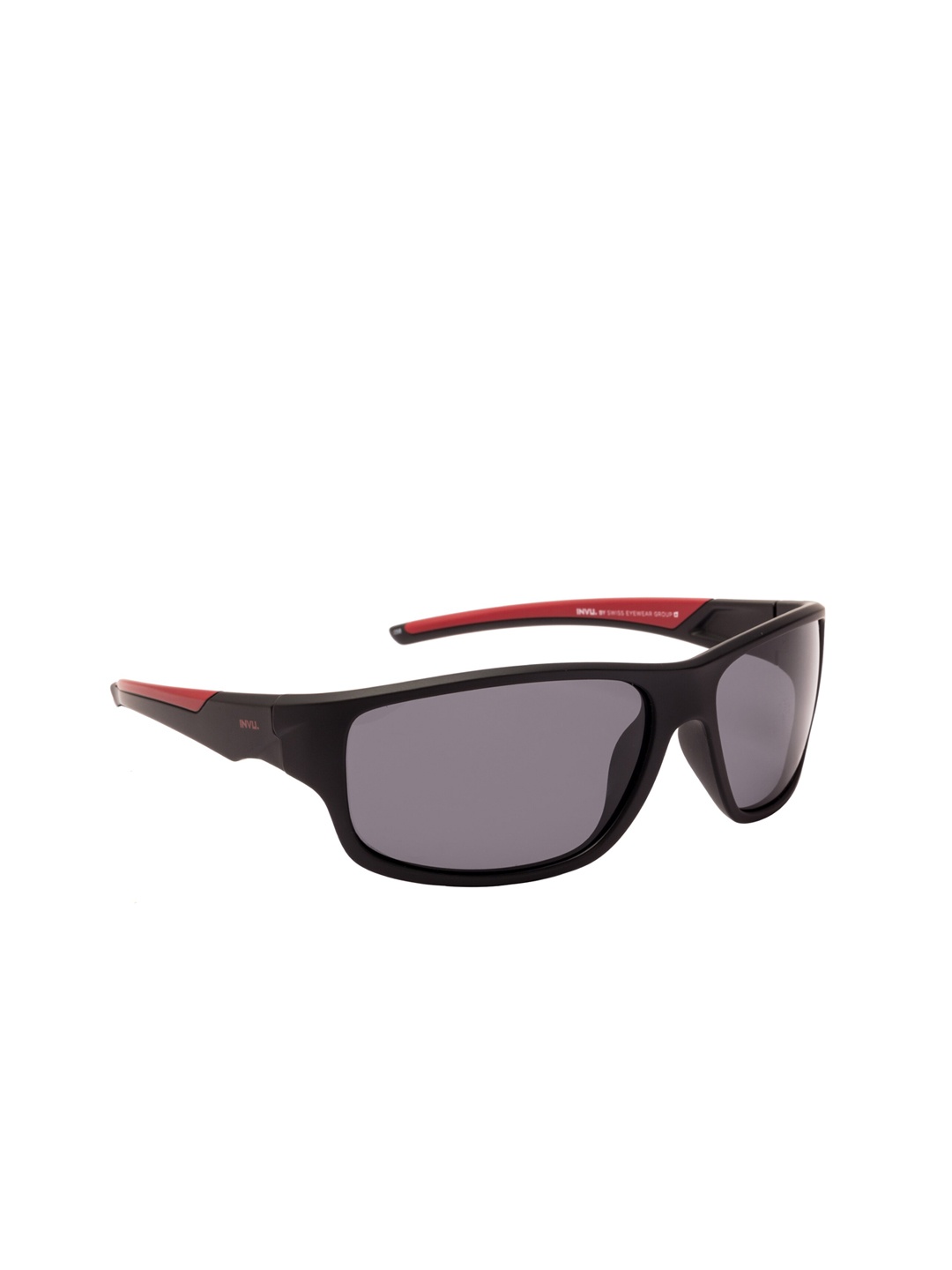 

INVU Unisex UV Protected Lens Rectangle Sunglasses A2708D, Grey