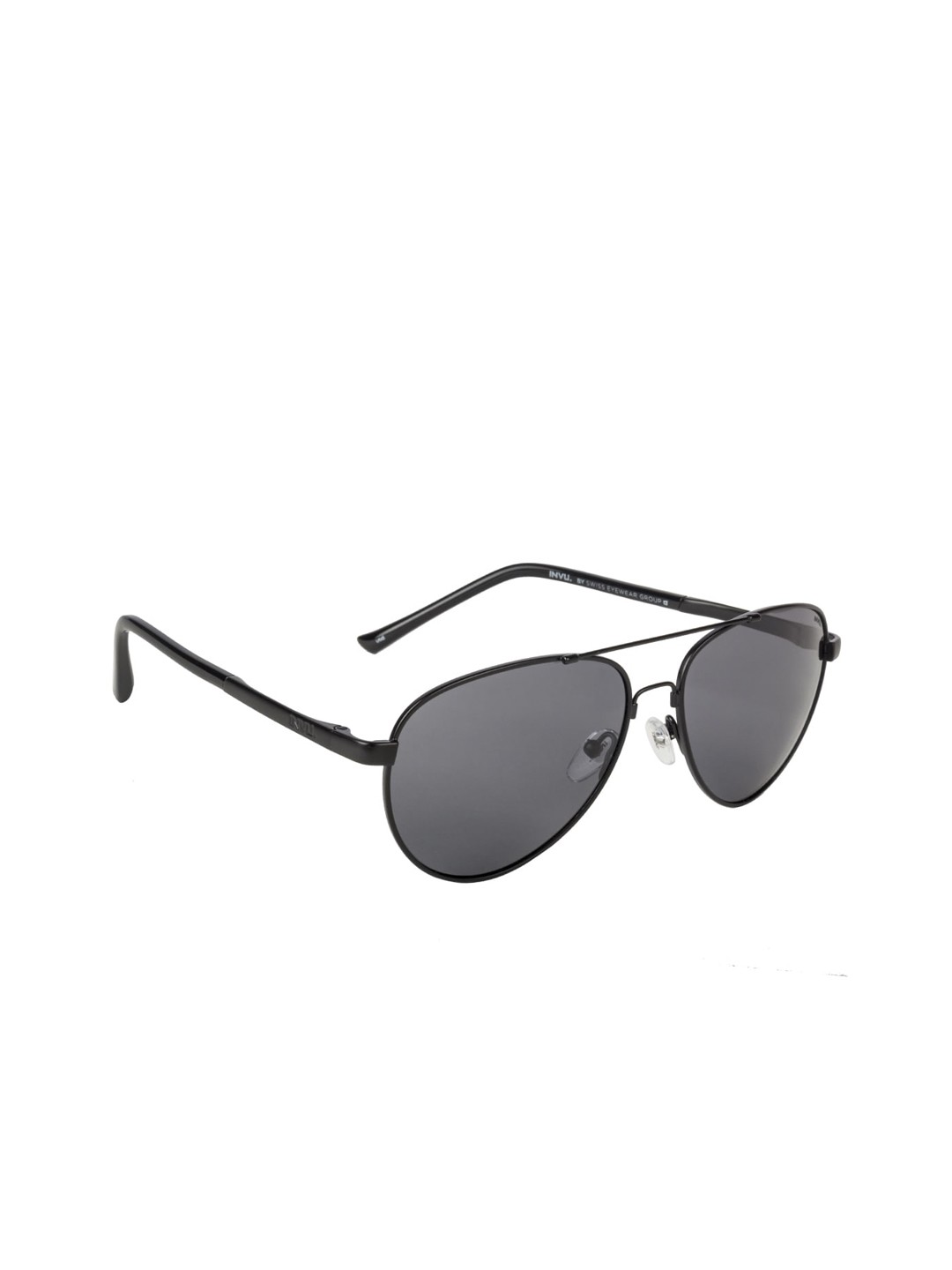 

INVU Unisex UV Protected Lens Aviator Sunglasses V1804C, Black