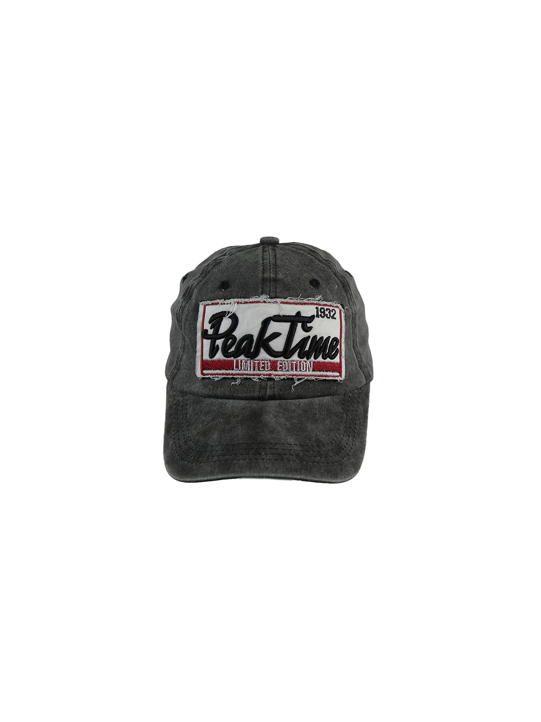 

iSWEVEN Unisex Black & White Embroidered Baseball Cap