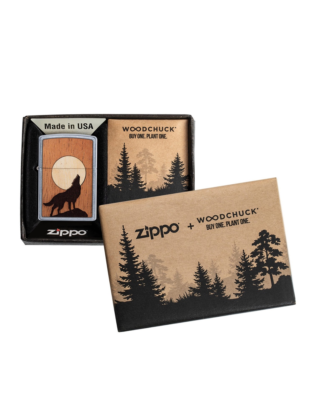 

Zippo Beige & Black Street Chrome Pocket Lighter