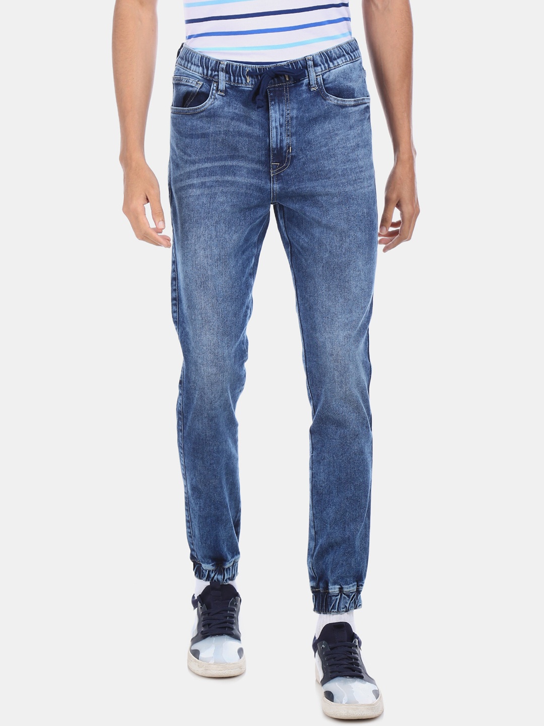 

Cherokee Men Blue Regular Fit Mid-Rise Clean Look Stretchable Jeans