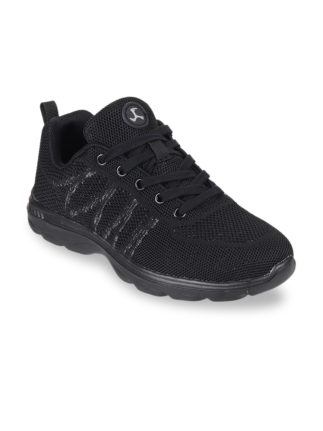 

Mochi Women Black Woven Design Sneakers