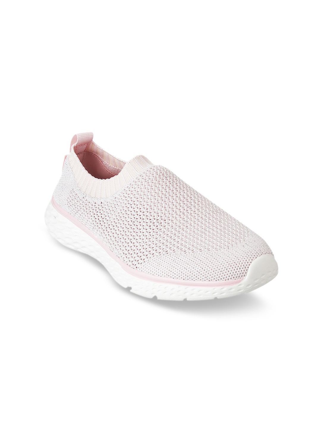 

Mochi Women Pink Slip-On Sneakers