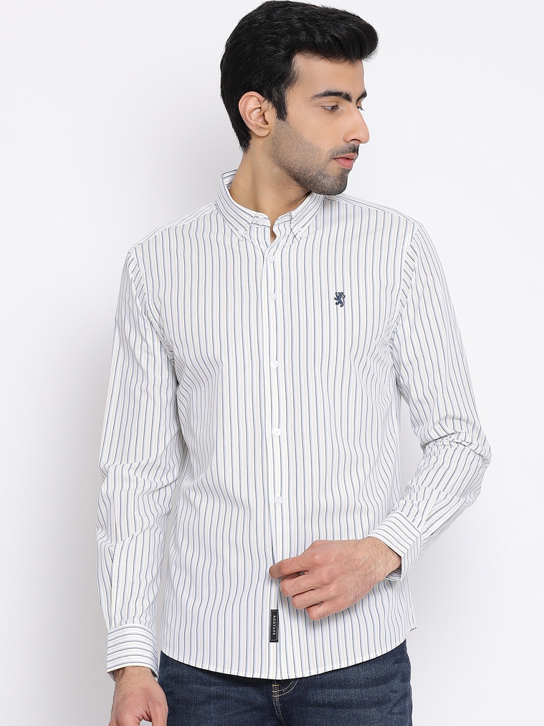 

Red Tape Men Multicolored Regular Fit Striped Casual Shirt, Multi