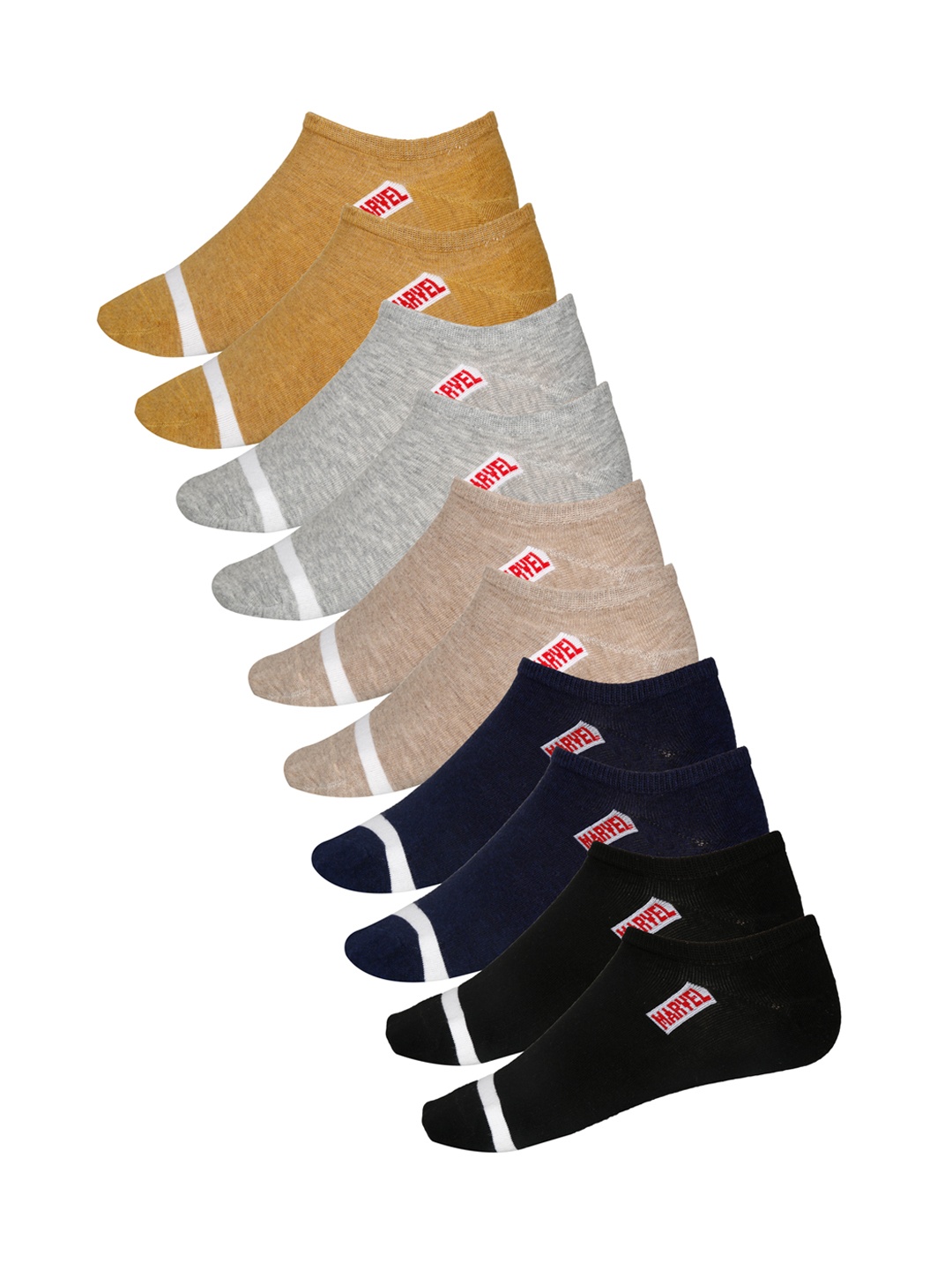 

FabSeasons Unisex Pack of 5 Assorted Shoe Liners