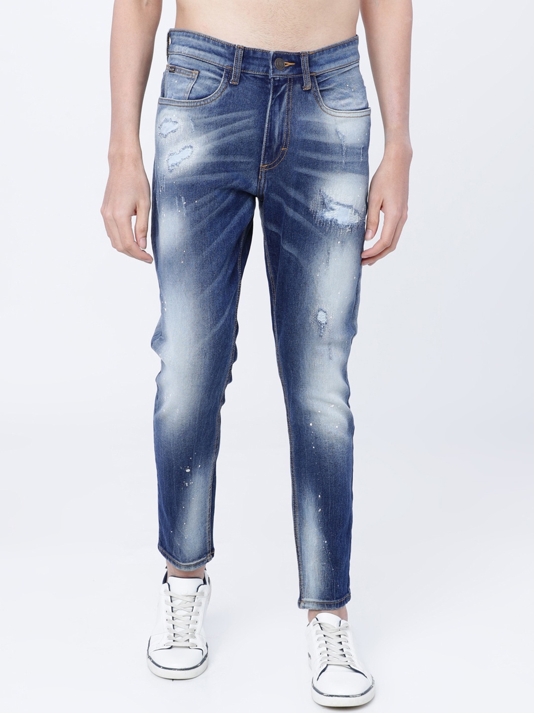 HIGHLANDER Men Blue Tapered Fit Jeans