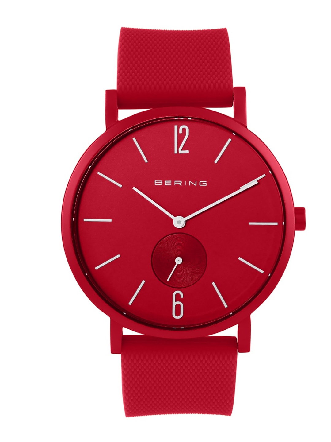 

BERING Men Red Analogue Watch 16940-599