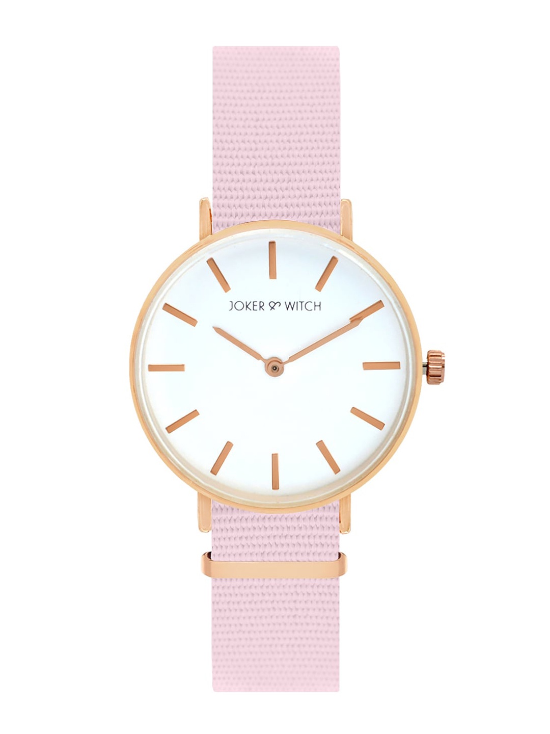 

JOKER & WITCH Women White & Pink Analogue Watch AMWW424