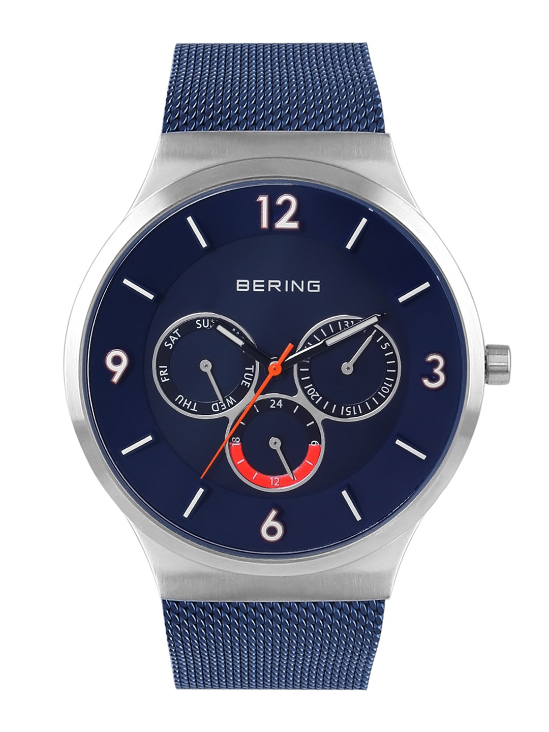 

BERING Men Navy Blue Analogue Watch 33441-307