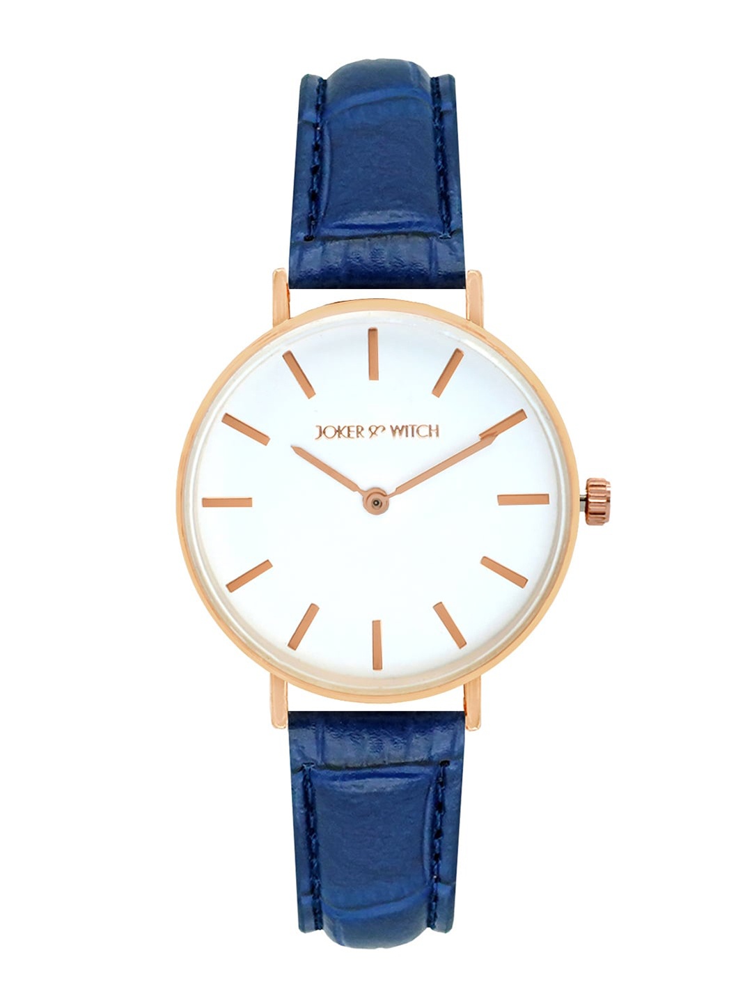 

JOKER & WITCH Women White & Blue Analogue Watch AMWW420