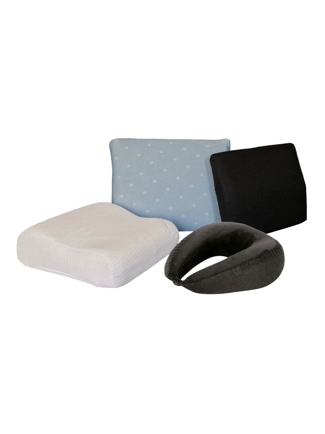 The White Willow Set of 4 Solid Travel Pillows