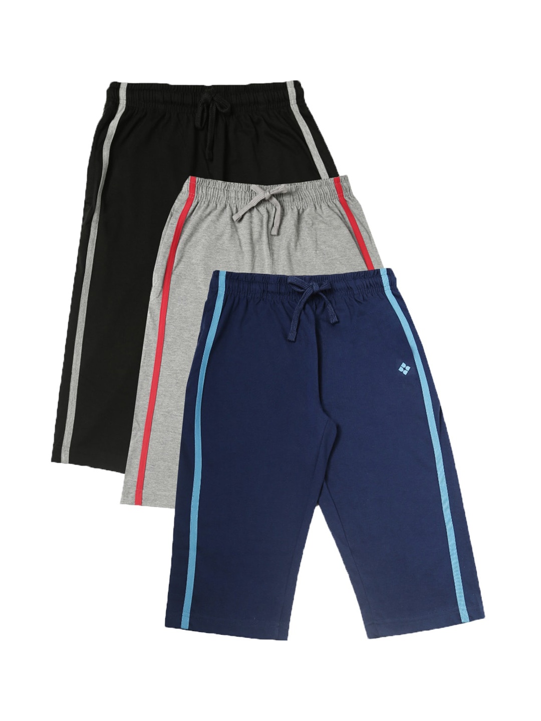 Dollar Boys Multicoloured Solid Lounge Shorts, Multi