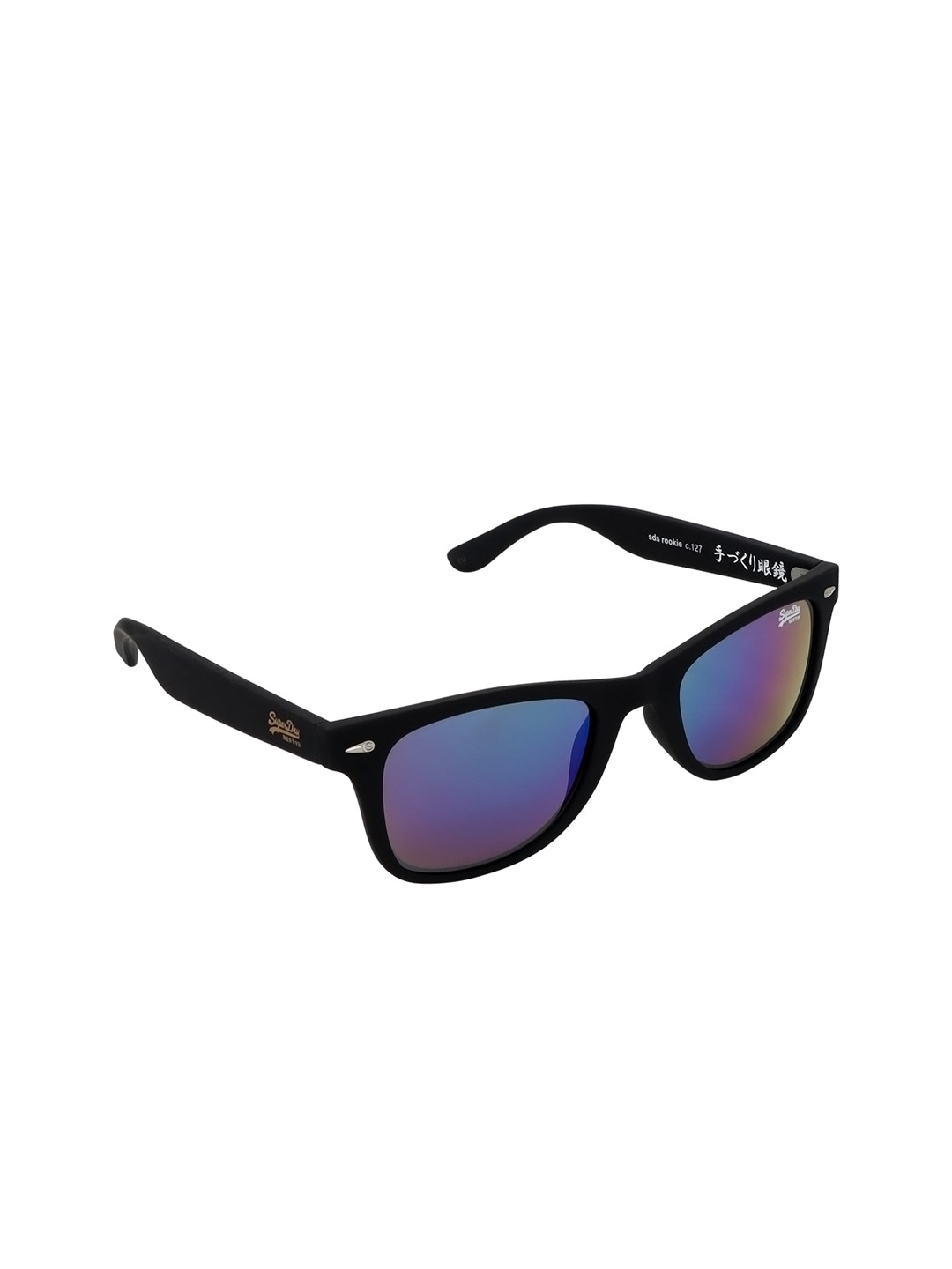 

Superdry Unisex UV Protected Wayfarer Sunglasses SDS-ROOKIE-127, Purple