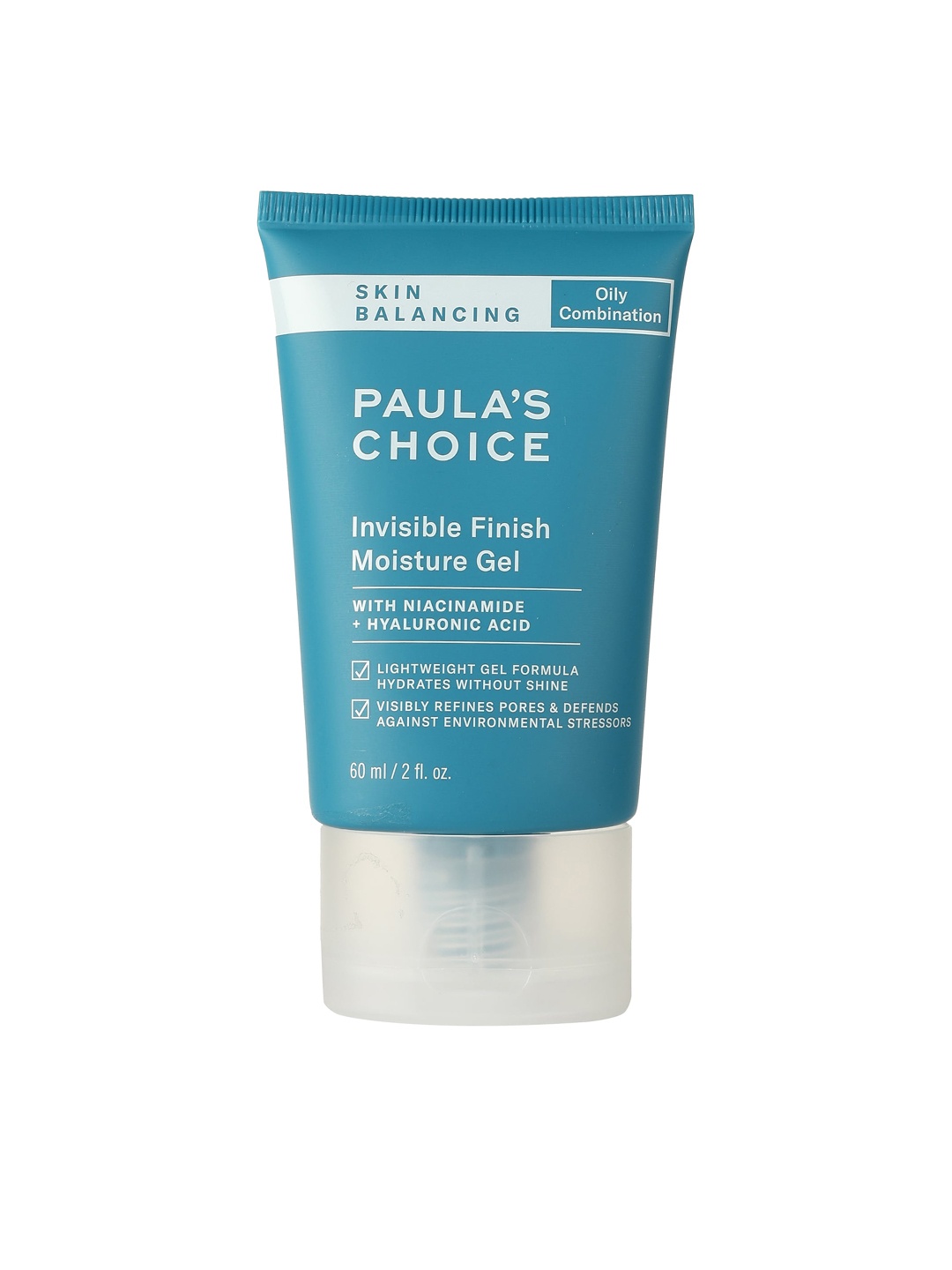

Paulas Choice Skin Balancing Invisible Finish Gel Face Moisturizer With Niacinamide- 60 ml, Blue