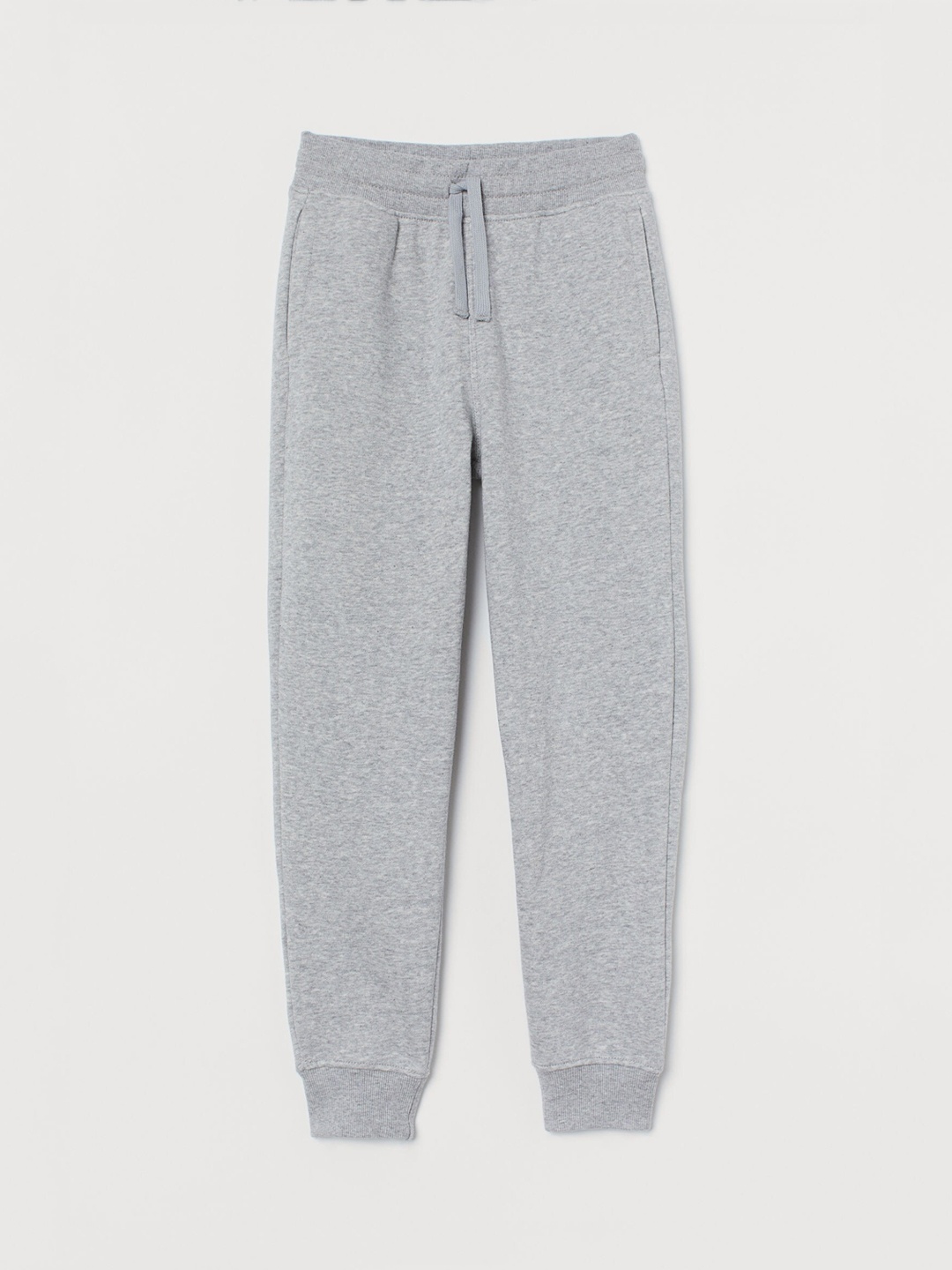 

H&M Boys Grey Solid Cotton Blend Joggers
