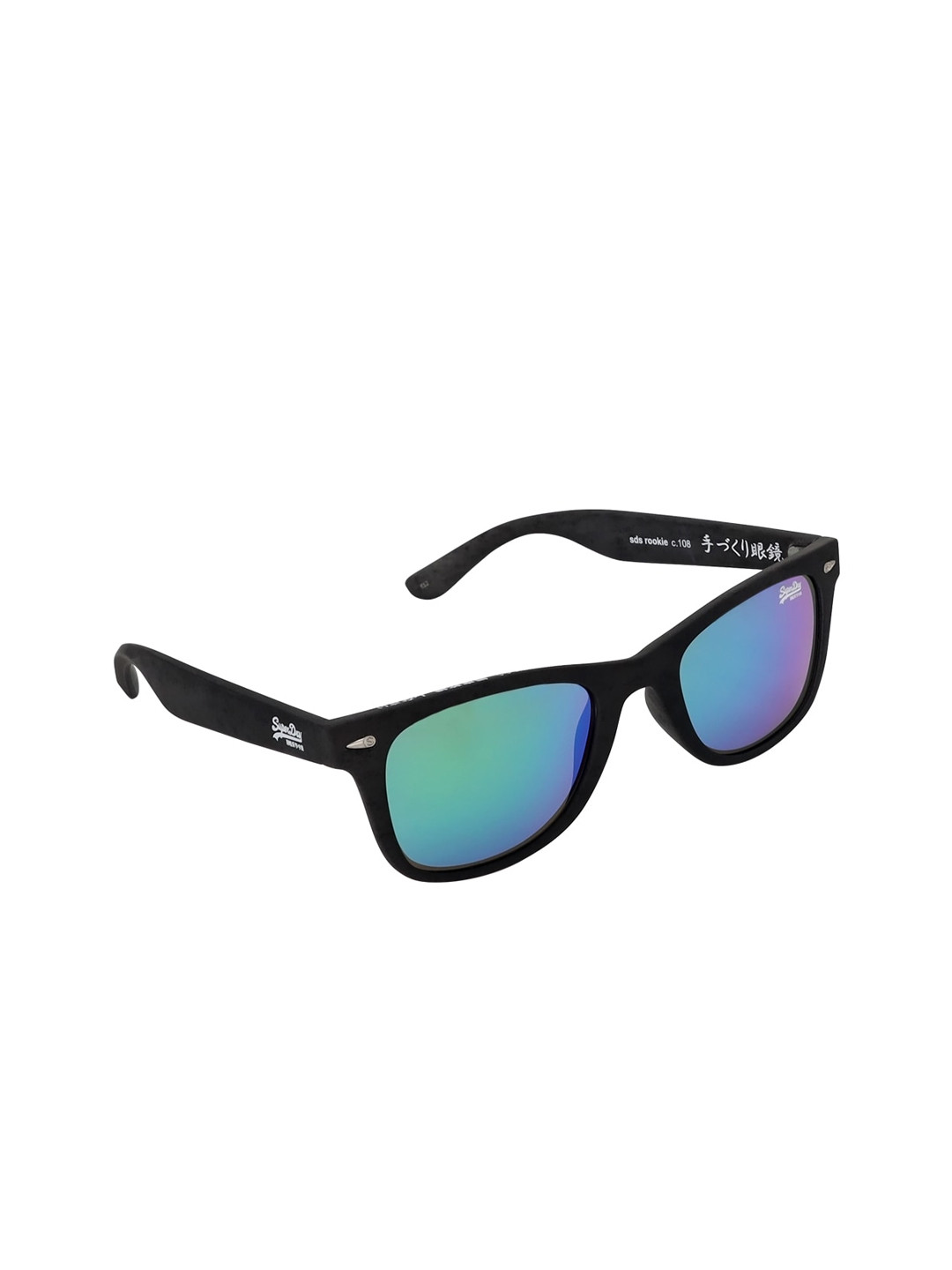 

Superdry Unisex Blue Solid Wayfarer Sunglasses SDS-ROOKIE-108