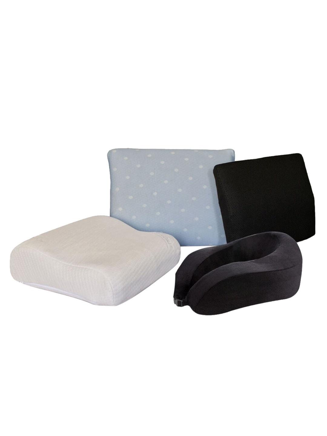 

The White Willow Set of 4 Solid Travel Pillows