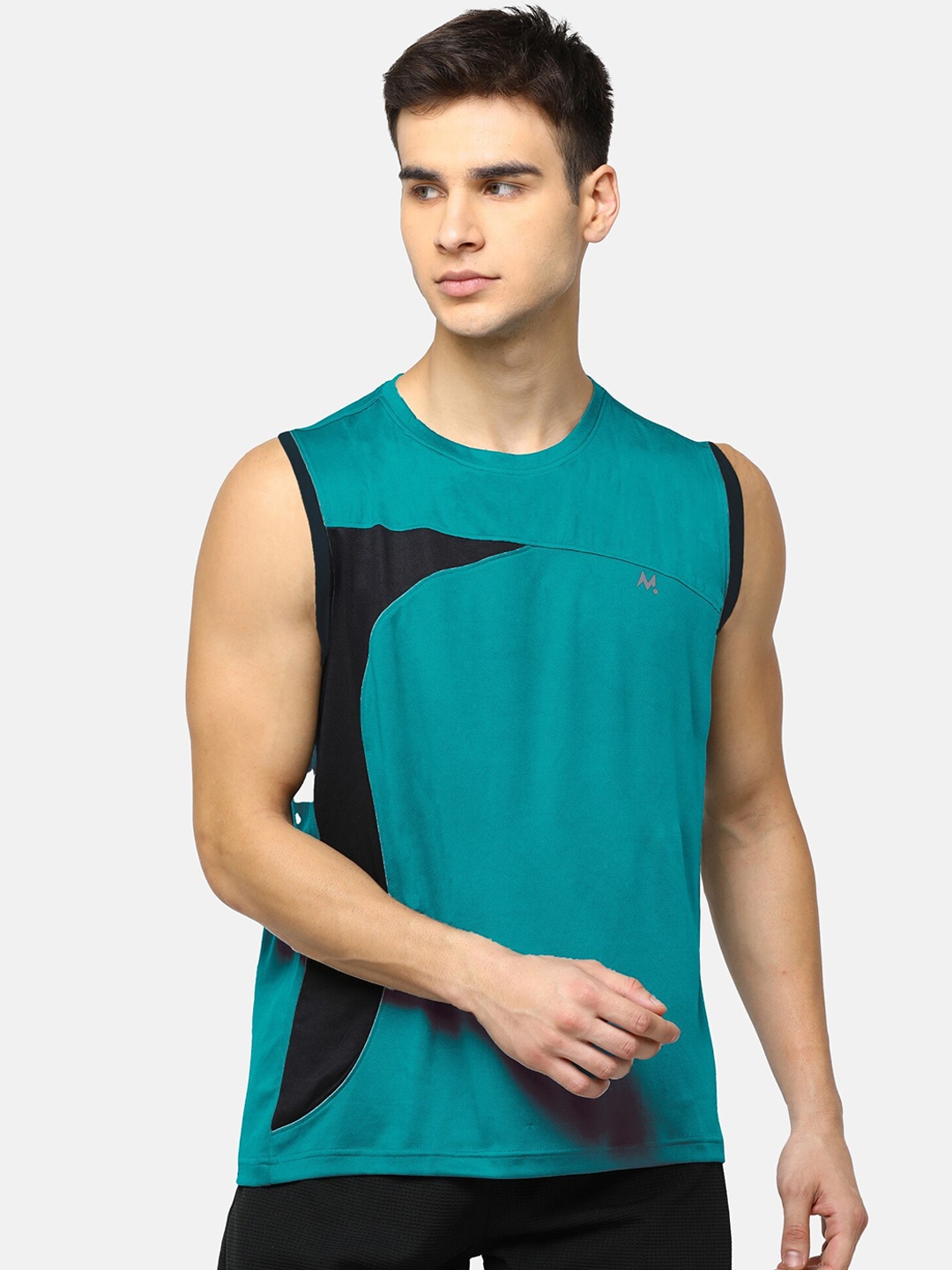

Maniac Men Green Printed Round Neck T-shirt