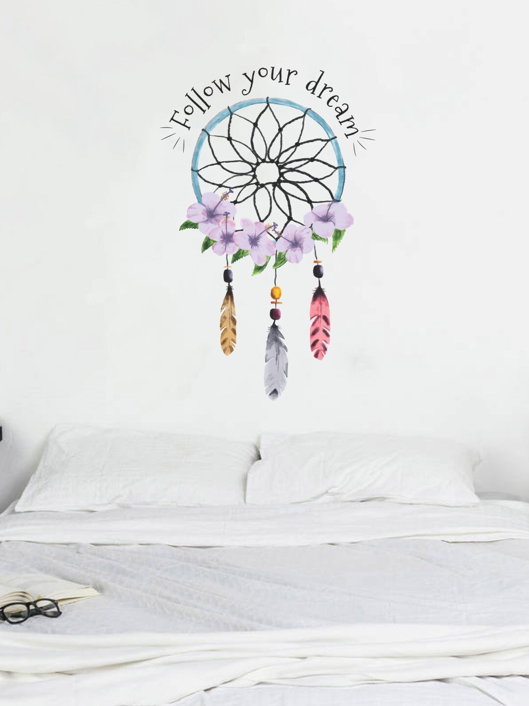 

rawpockets Multicolour Follow Your Dream Wall Stickers, Multi