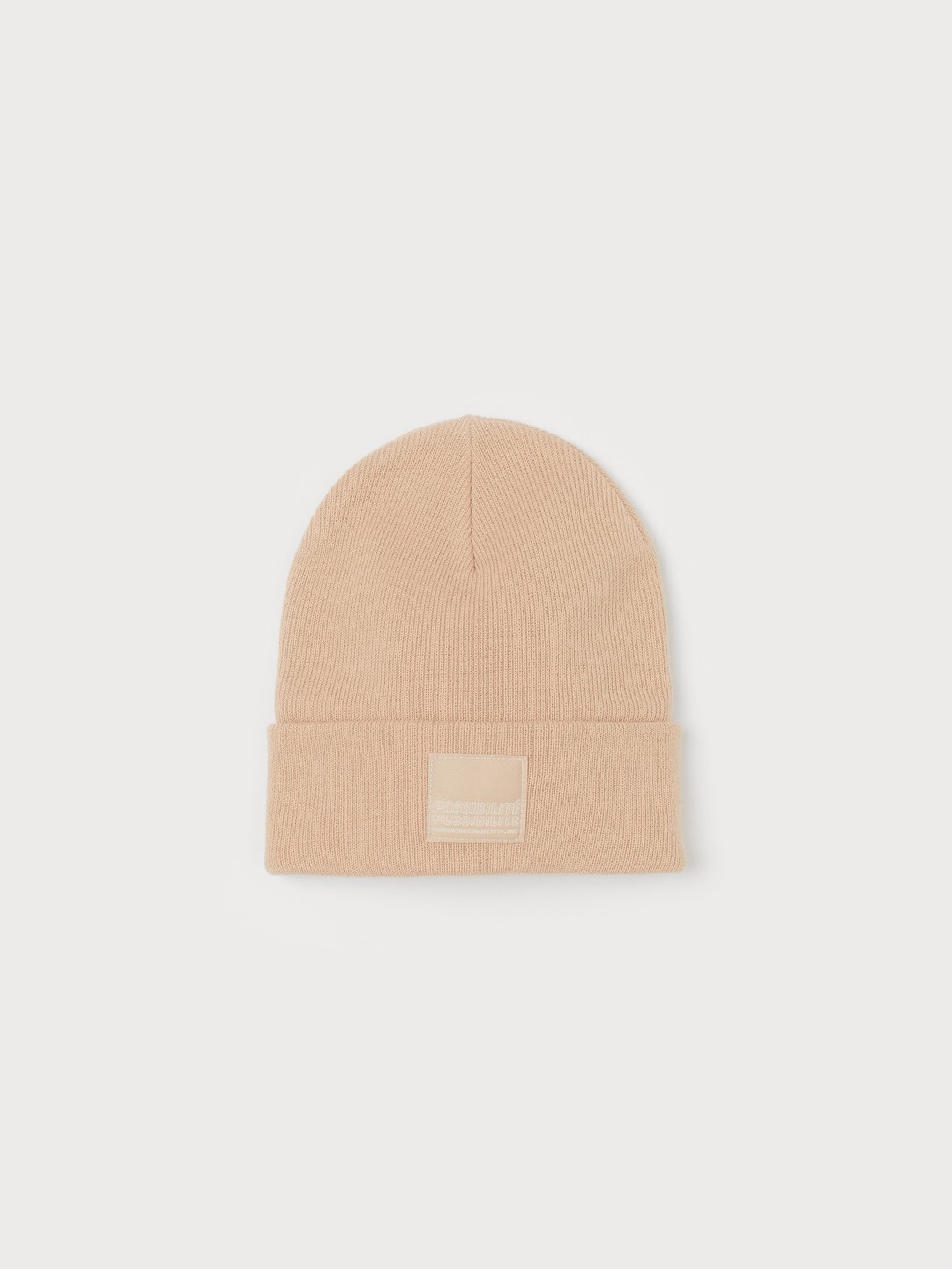 

H&M Women Beige Fine-Knit Hat
