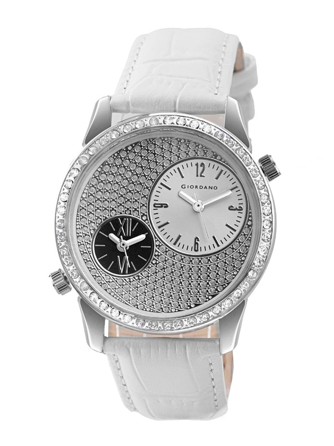 GIORDANO Women Silver-Toned Analogue Watch 60070-02X