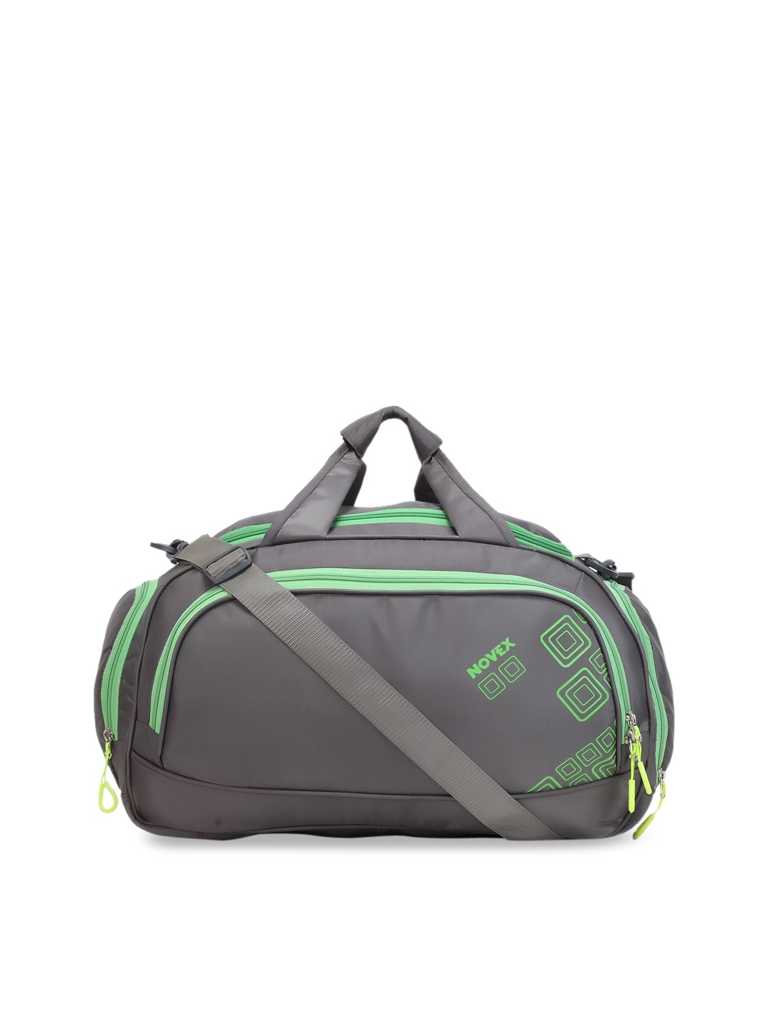 

NOVEX Unisex Grey Solid Medium Duffel Bag