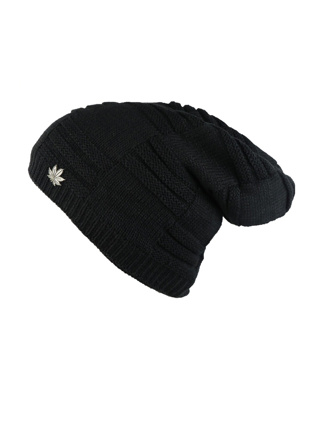 

iSWEVEN Unisex Black Solid Benie