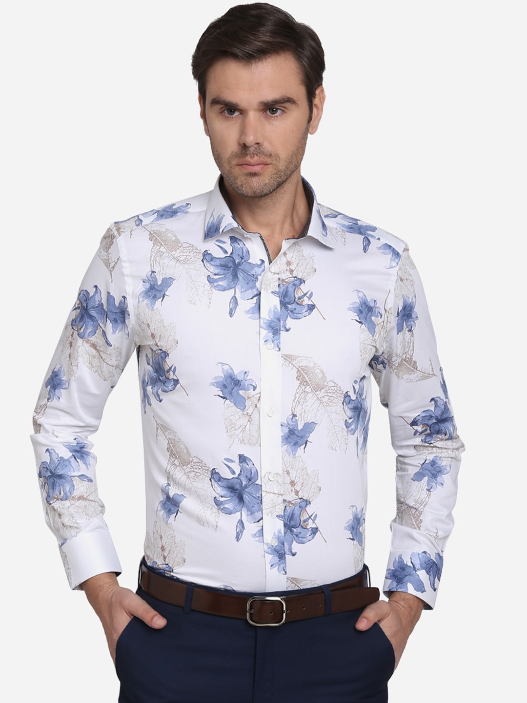

Greenfibre Men Multicoloured Slim Fit Printed Casual Shirt, Multi