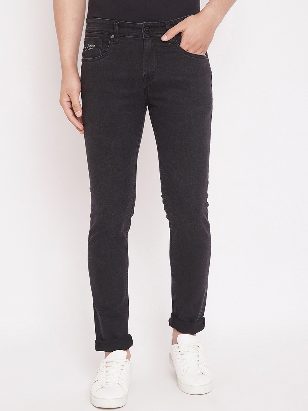

American Archer Men Black Slim Fit Jeans