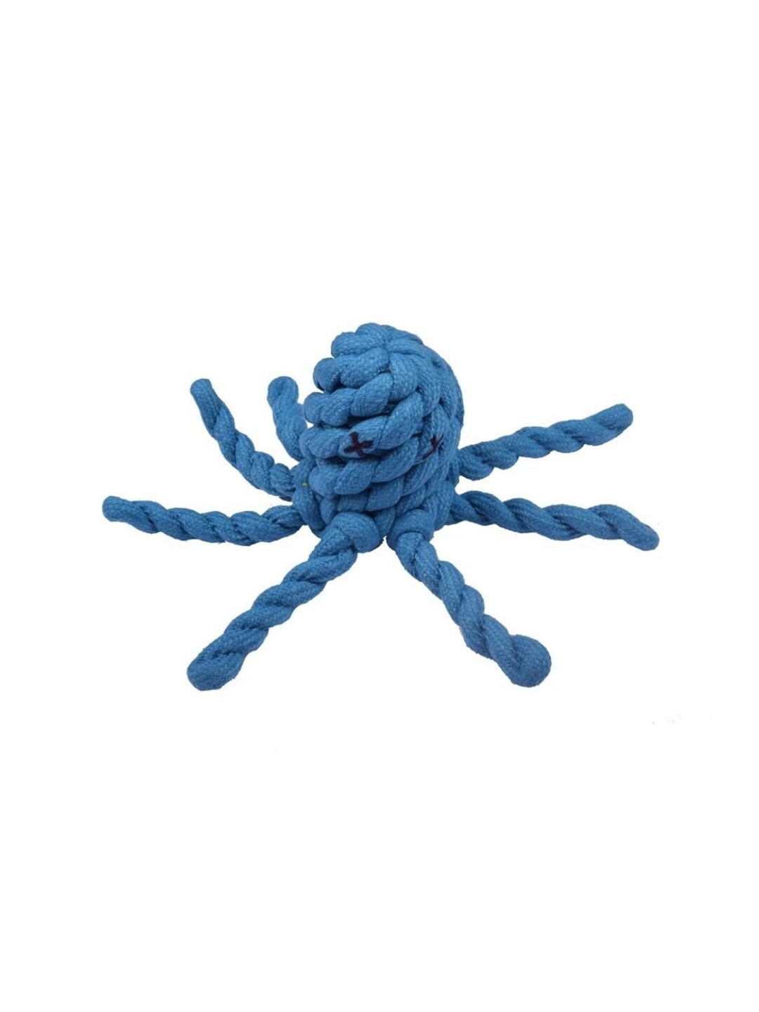 

Poochles Blue Octopus Shaped Rope Dog Toy