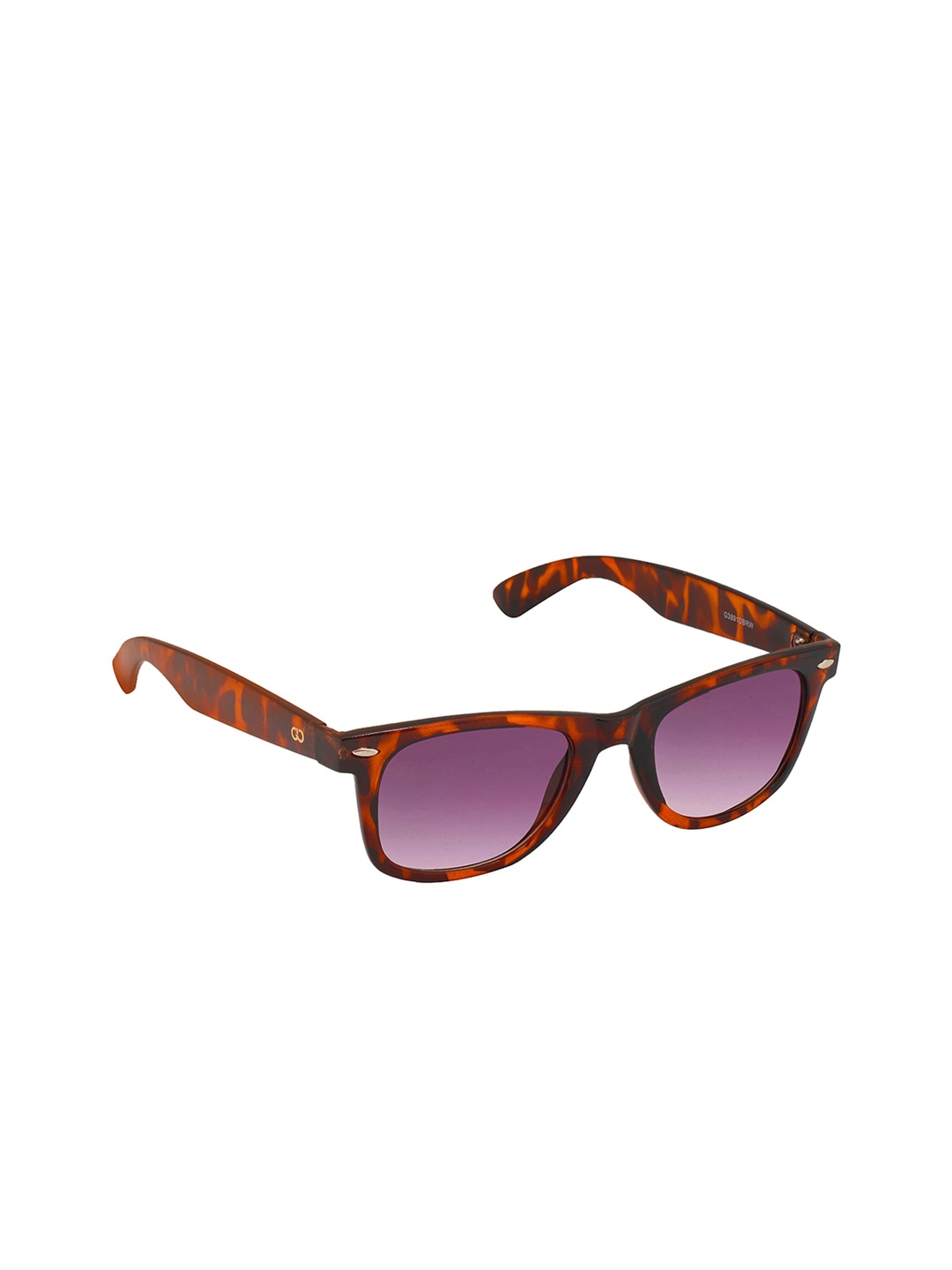 

GIO COLLECTION Unisex UV Protected Wayfarer Sunglasses G3891GRYX, Purple