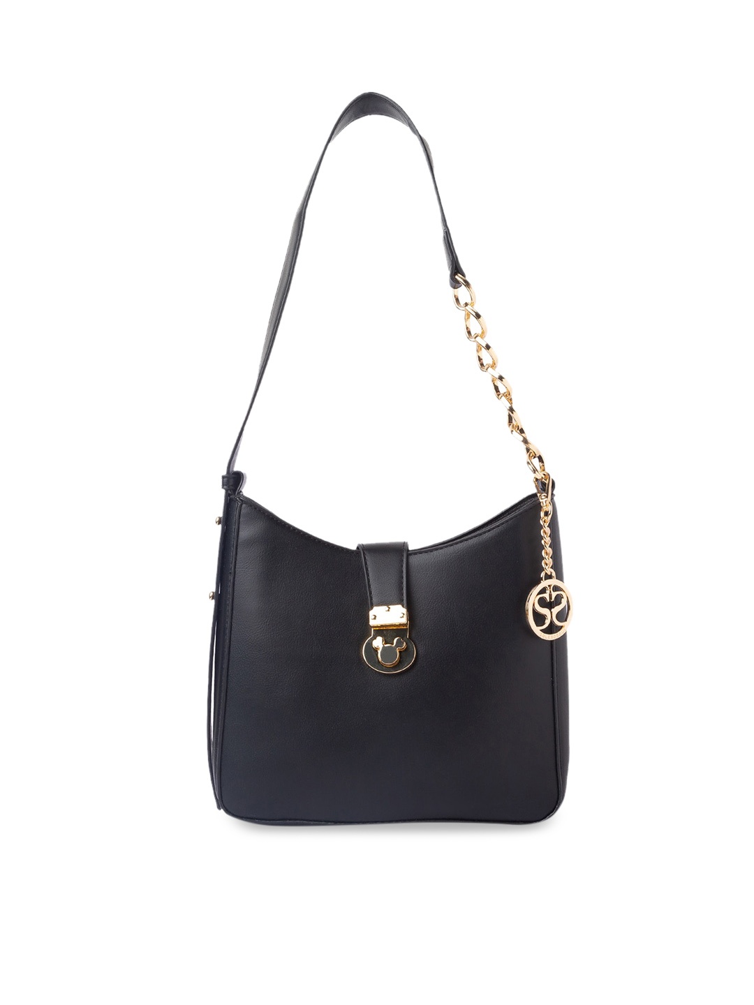 

Sole To Soul Black Solid Shoulder Bag